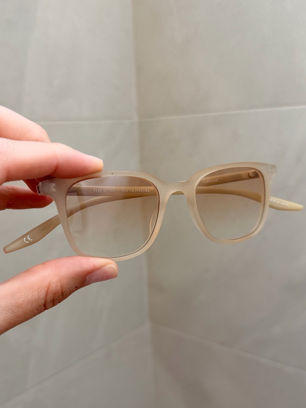 Fear of God x Barton Perreira FGBP | 2021 Matte Sand Sunglasses